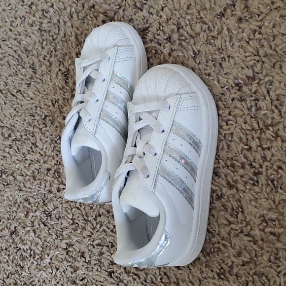Kids toddler Adidas sneakers size 7k - Picture 3 of 6